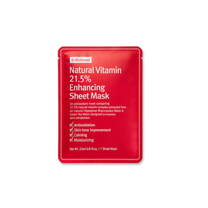 By Wishtrend Natural Vitamin 21.5 Enhancing Sheet Mask 1 piece