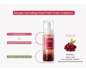 Neogen Dermalogy Real Fresh Foam 160g (4 Types To Choose From)