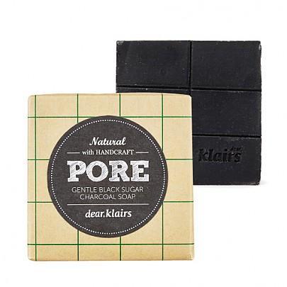Klairs Pore Gentle Black Sugar Charcoal Soap 100g